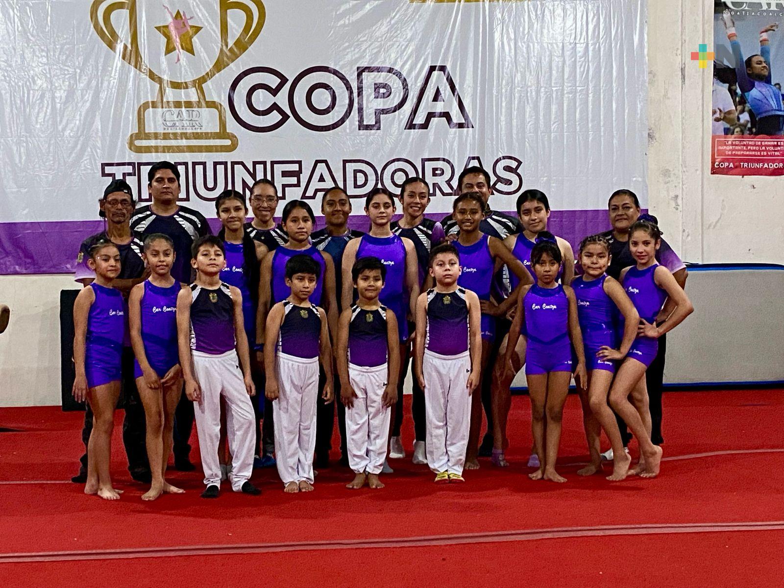 Gimnastas de Coatzacoalcos se preparan para Juegos Nacionales Conade 2025