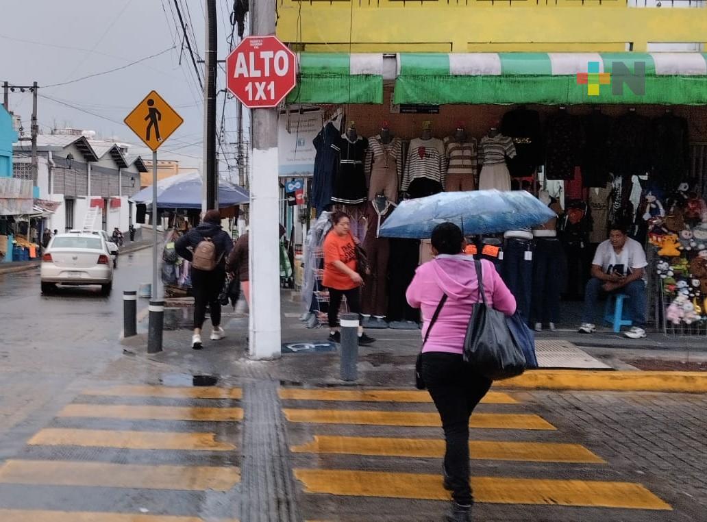 Potencial de lluvias y tormentas predominan en el sur de la entidad veracruzana