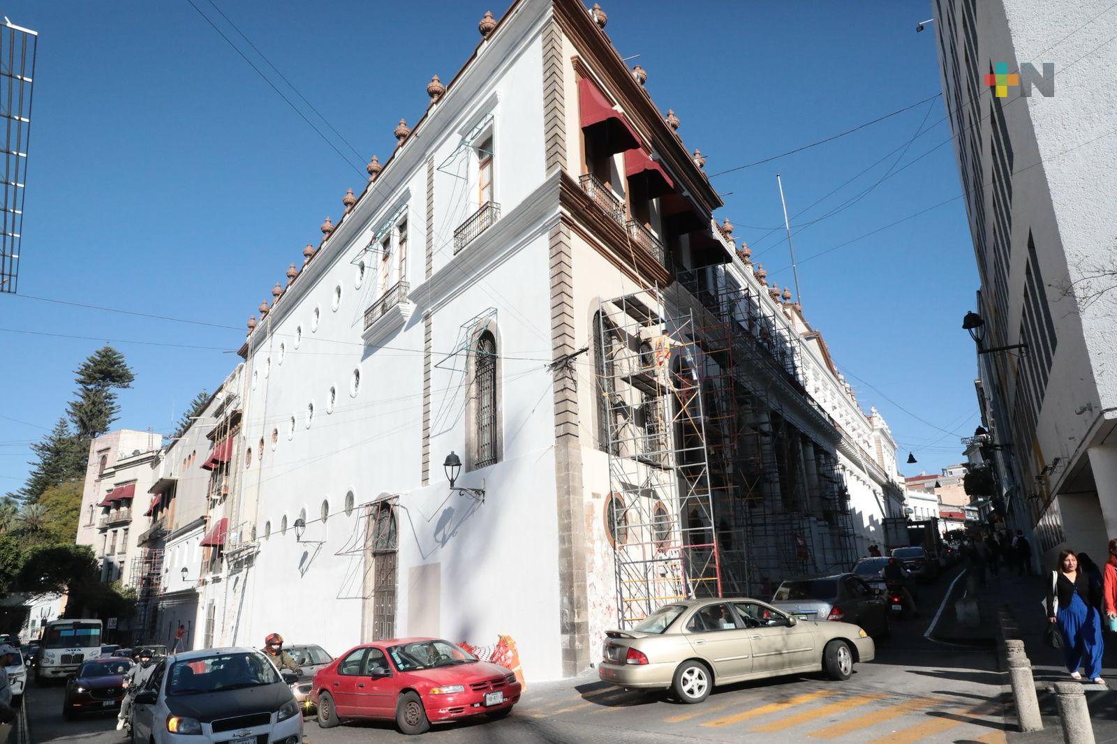 La rehabilitación del Palacio de Gobierno concluirá en tres meses