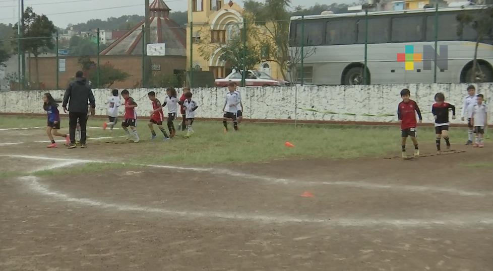 Arduo entrenamiento en Atlas Xalapa
