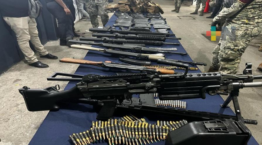 Pedir mano dura contra trasiego de armas indica colaboración en seguridad: Sheinbaum
