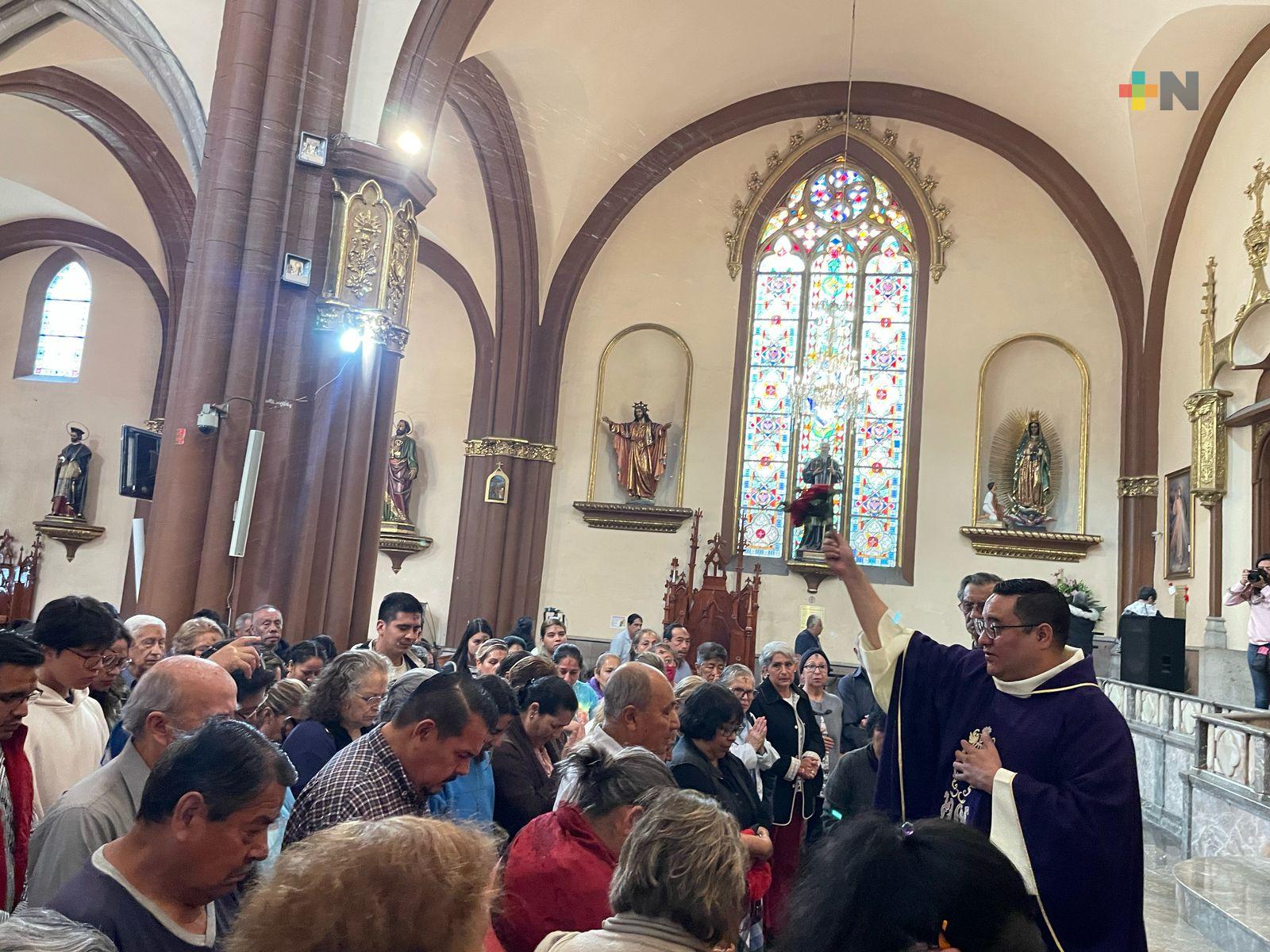 En inicio de la Cuaresma, iglesia católica llama a su feligresía a orar y hacer reflexión