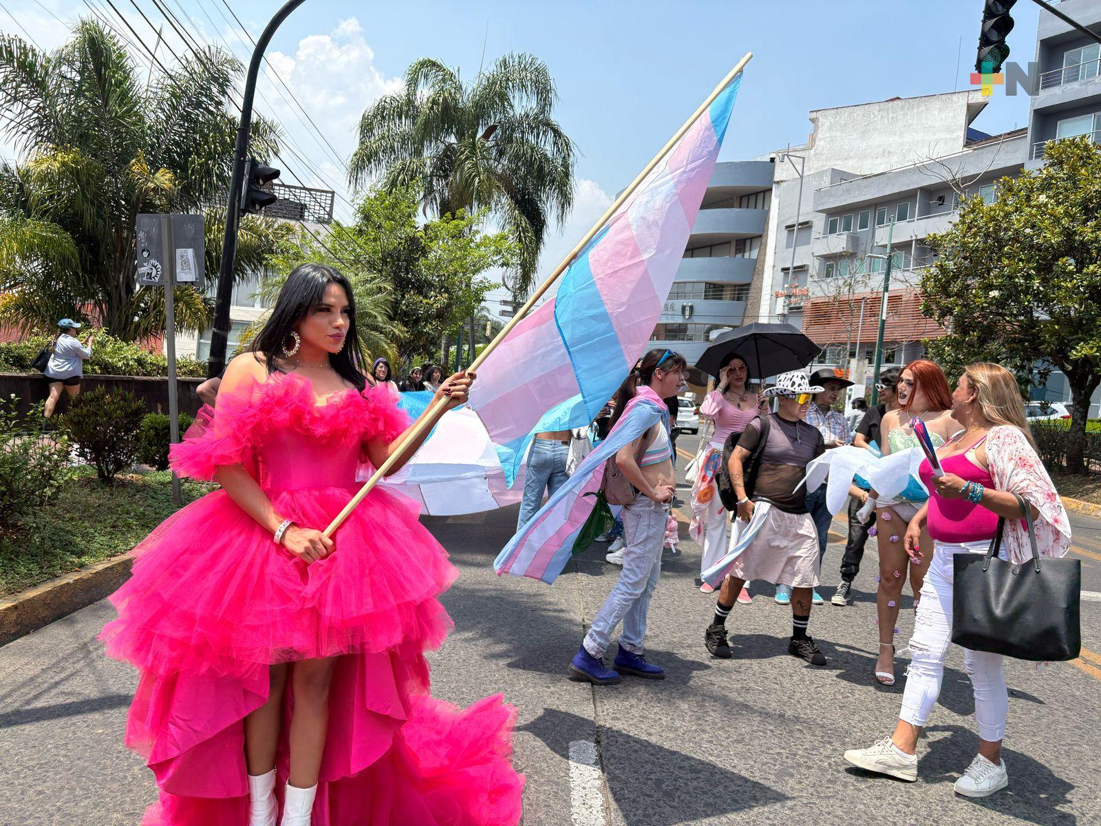 Conmemoran Día Mundial de la Visibilidad Trans en Xalapa