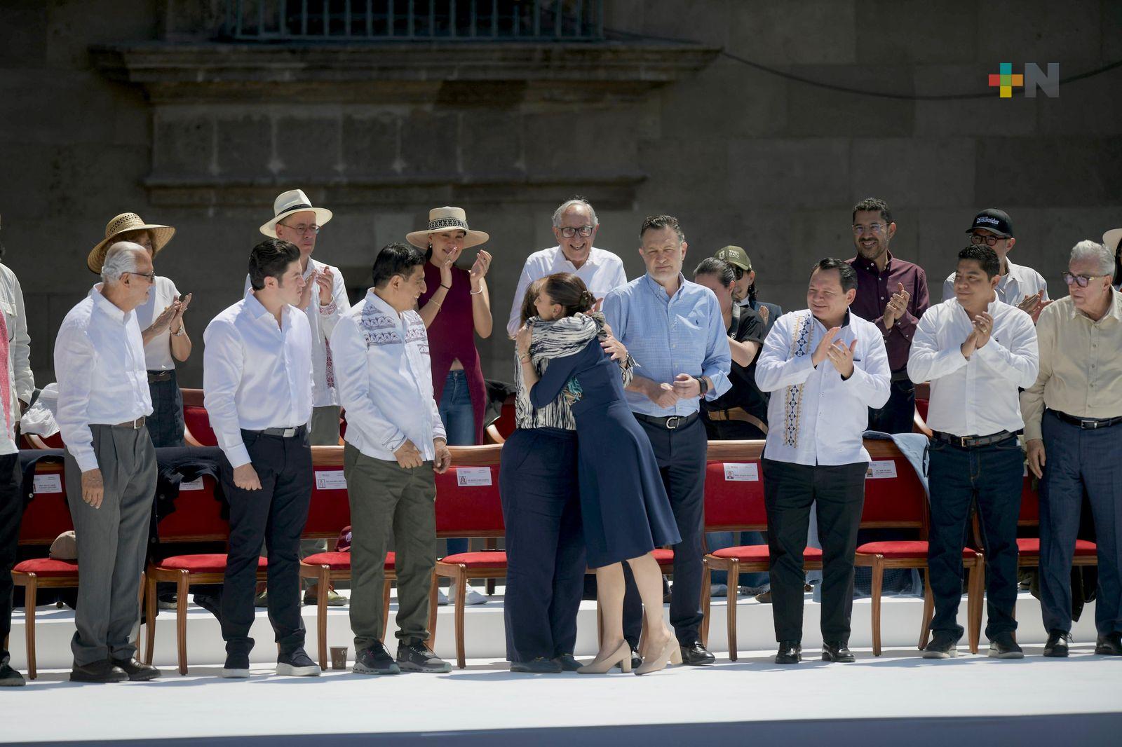 Destaca Gobernadora liderazgo de la presidenta Sheinbaum tras asamblea en Zócalo
