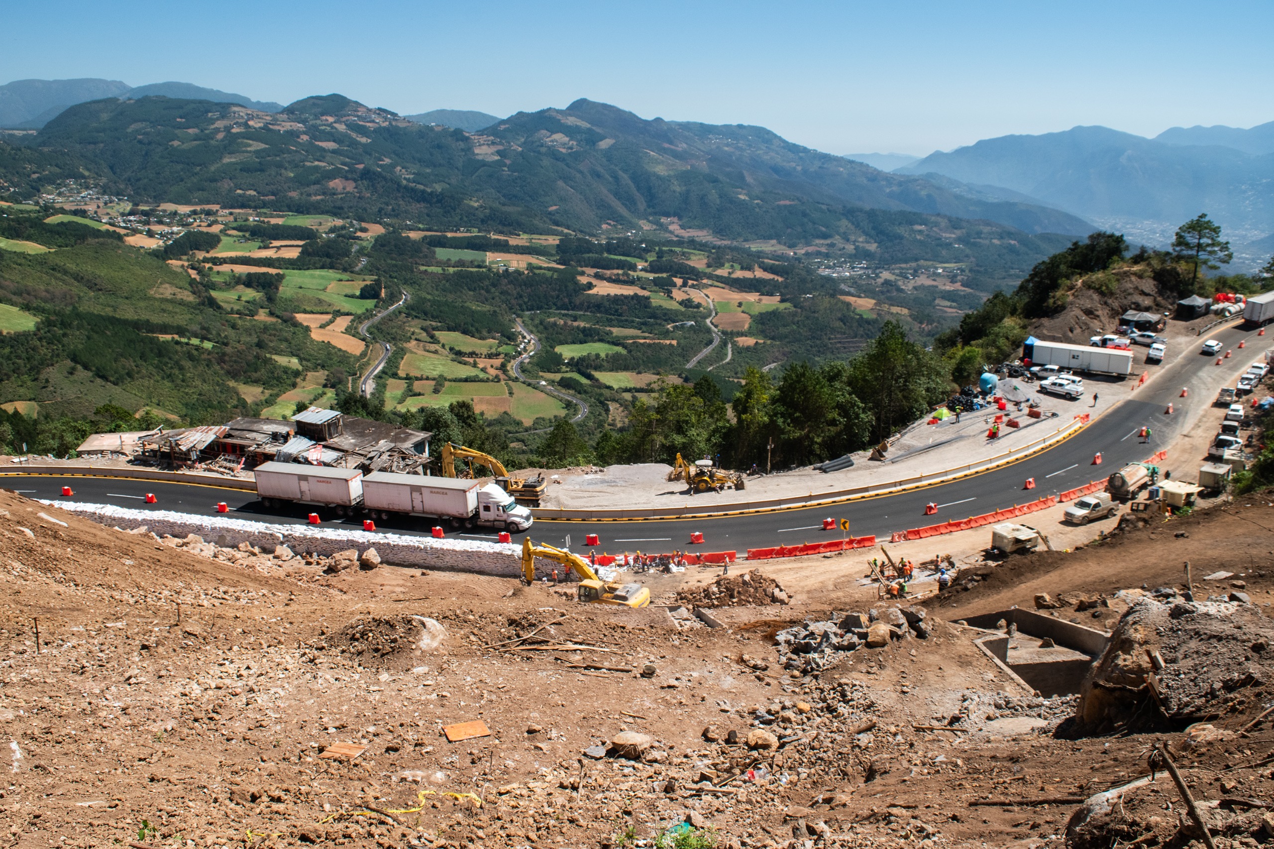 Garantiza SICT y Capufe correcta operación de camino provisional de carretera Acatzingo-Ciudad Mendoza