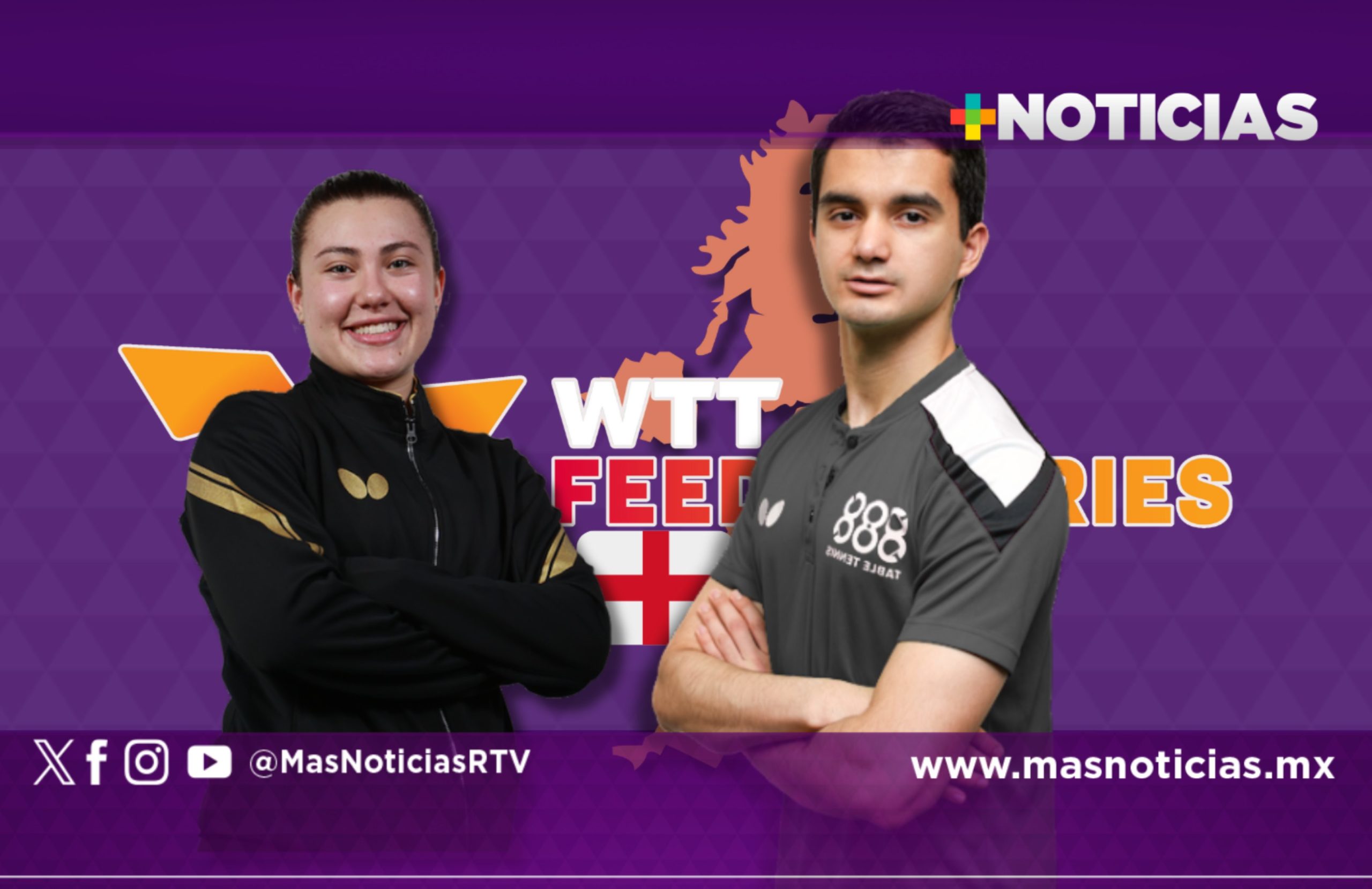 ¡Ya tienen rivales! Arantxa y Rogelio en el WTT de Manchester