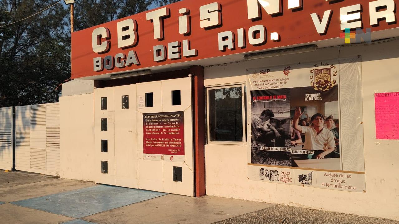 Ante agresiones afuera del CBTis 79, piden a padres acompañar a sus hijos al plantel