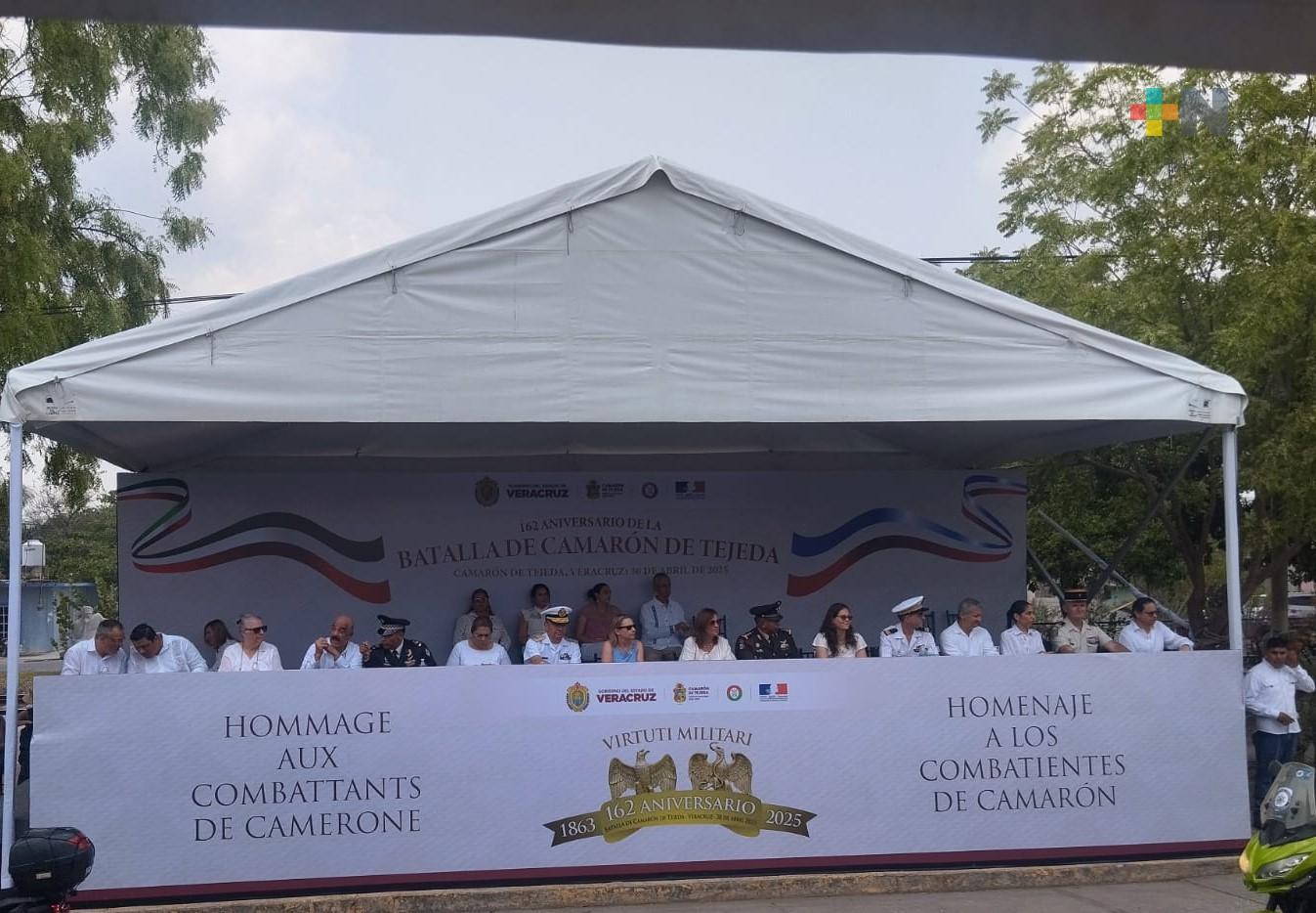 Conmemoran 162 aniversario de la Batalla de Camarón de Tejeda