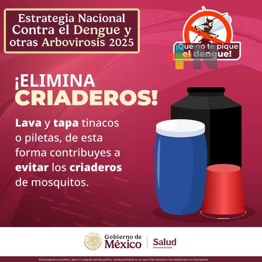 Acciones preventivas y de pronta atención ante síntomas, vitales en combate al dengue