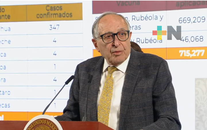 Vacunación, vía para enfrentar sarampión; 347 casos en Chihuahua, de 367 detectados