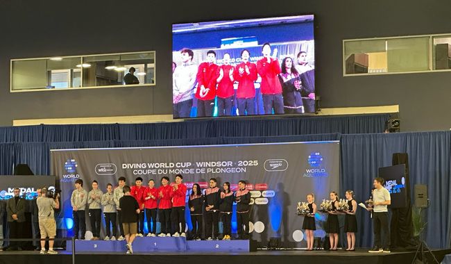 México gana medalla de plata en la Copa del Mundo de Clavados 2025 en Canadá
