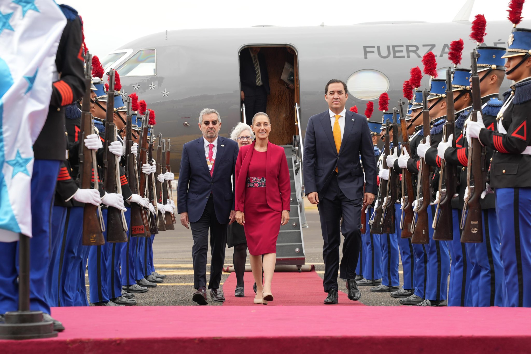 Claudia Sheinbaum asiste a la Celac en Honduras