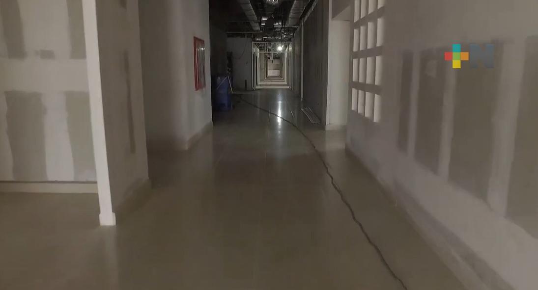 Avanzan trabajos de rehabilitación en Hospital Materno Infantil de Coatzacoalcos