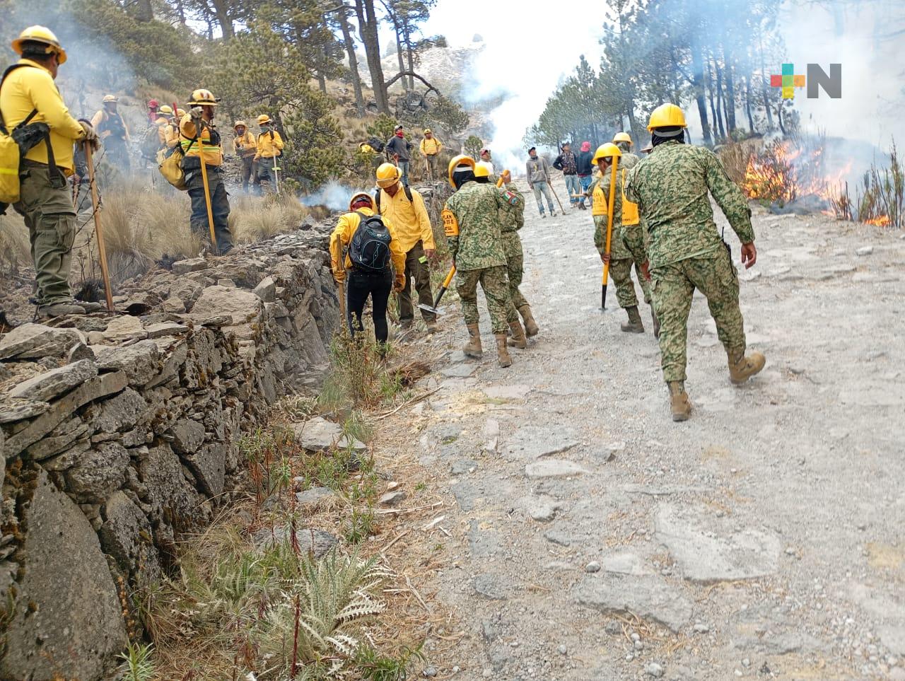 Reporta Conafor un incendio forestal activo en Veracruz; 60% de control y 20% de liquidación