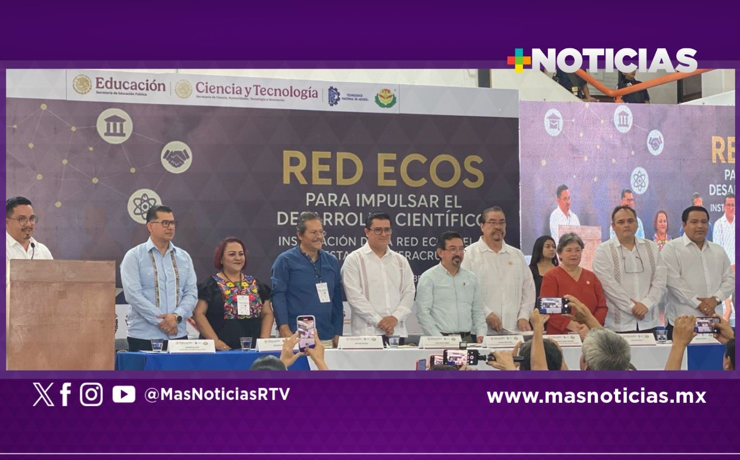 Instalan Red Ecos para impulsar el desarrollo científico en Veracruz