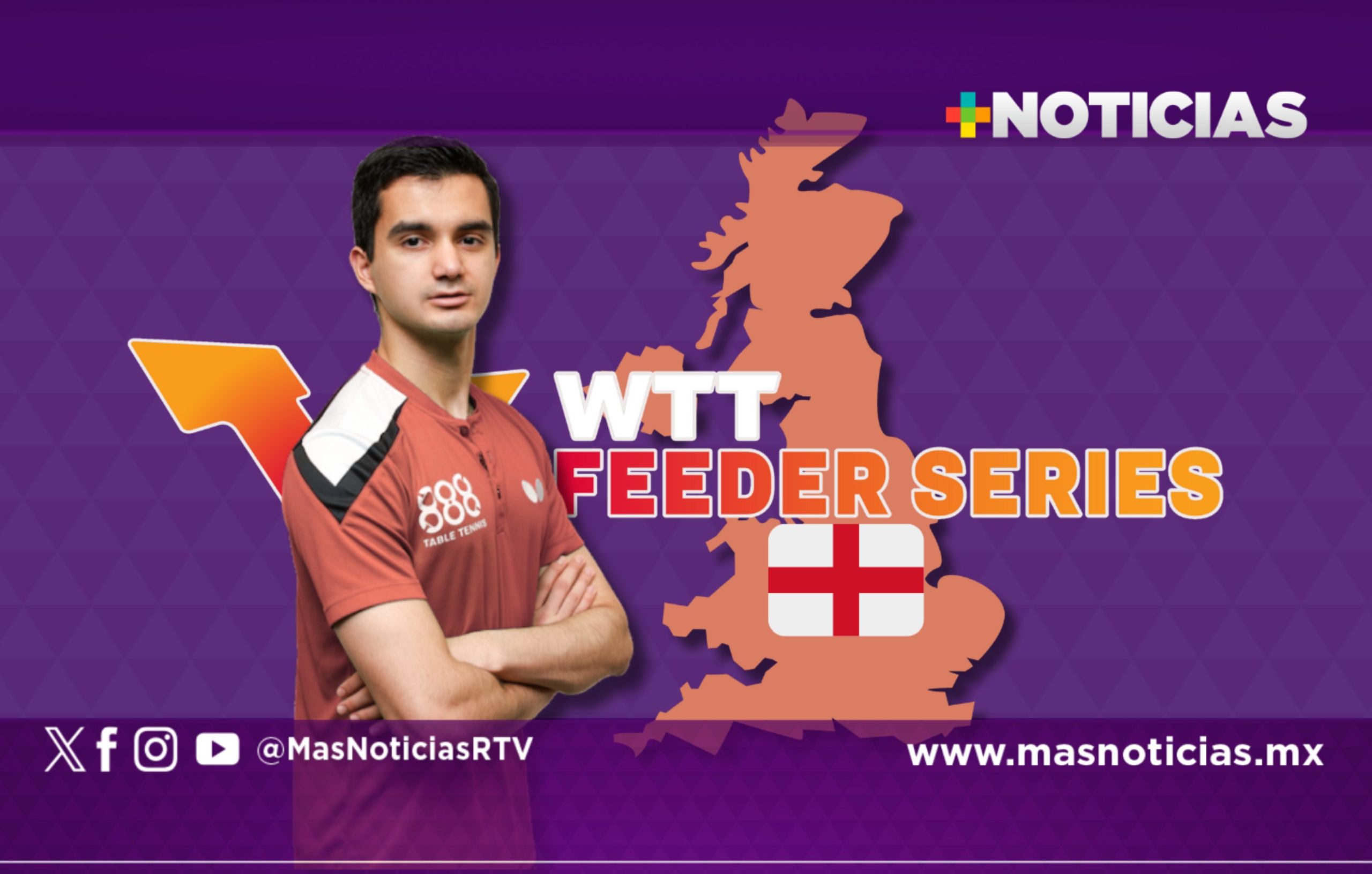 Rogelio Castro competirá en WTT de Manchester