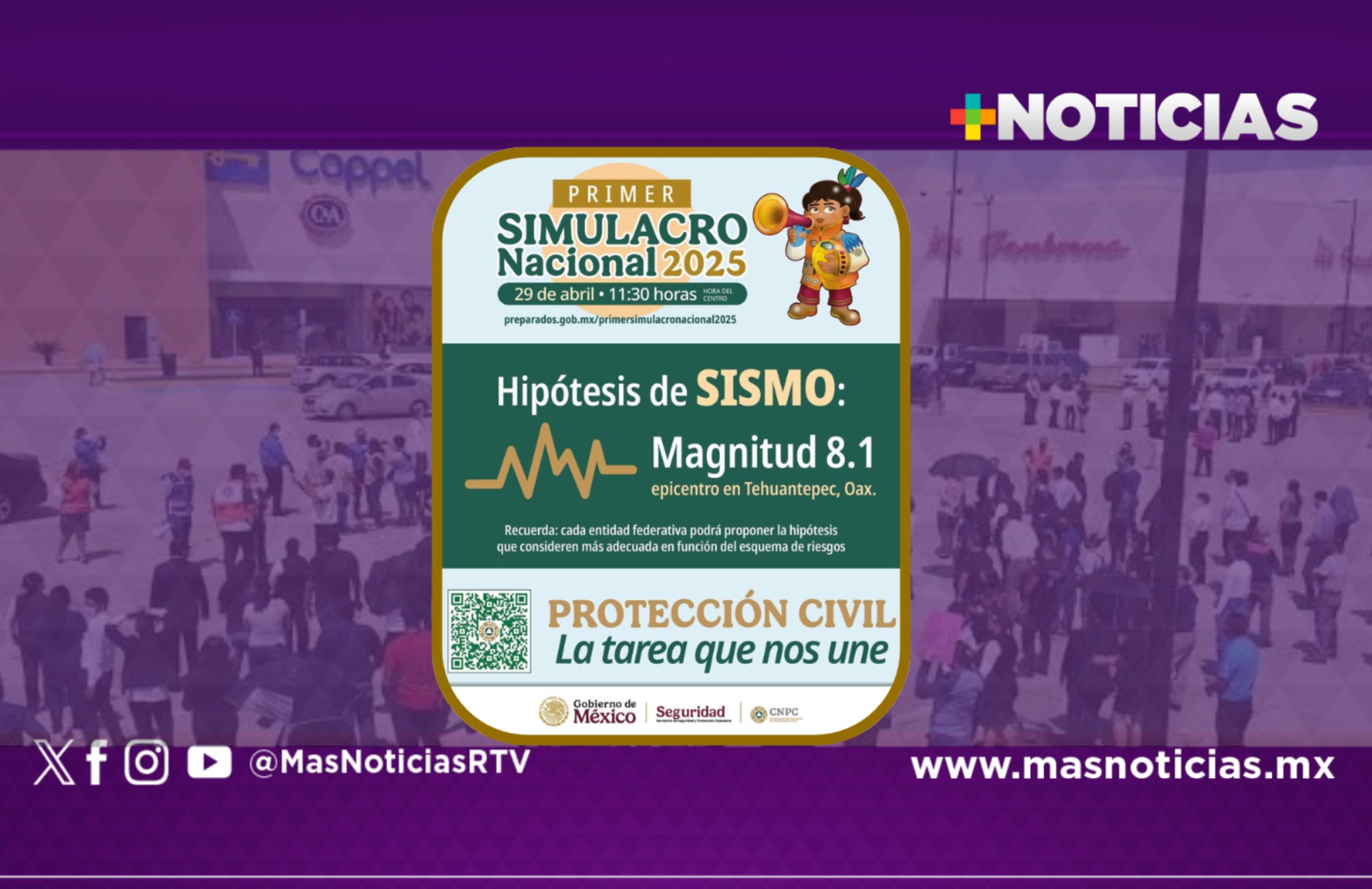Coatza se unirá a Simulacro Nacional 2025