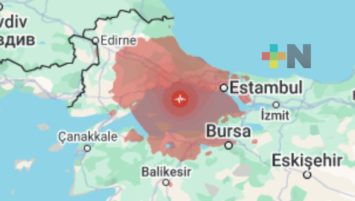 Terremoto sacude a Estambul, Turquía