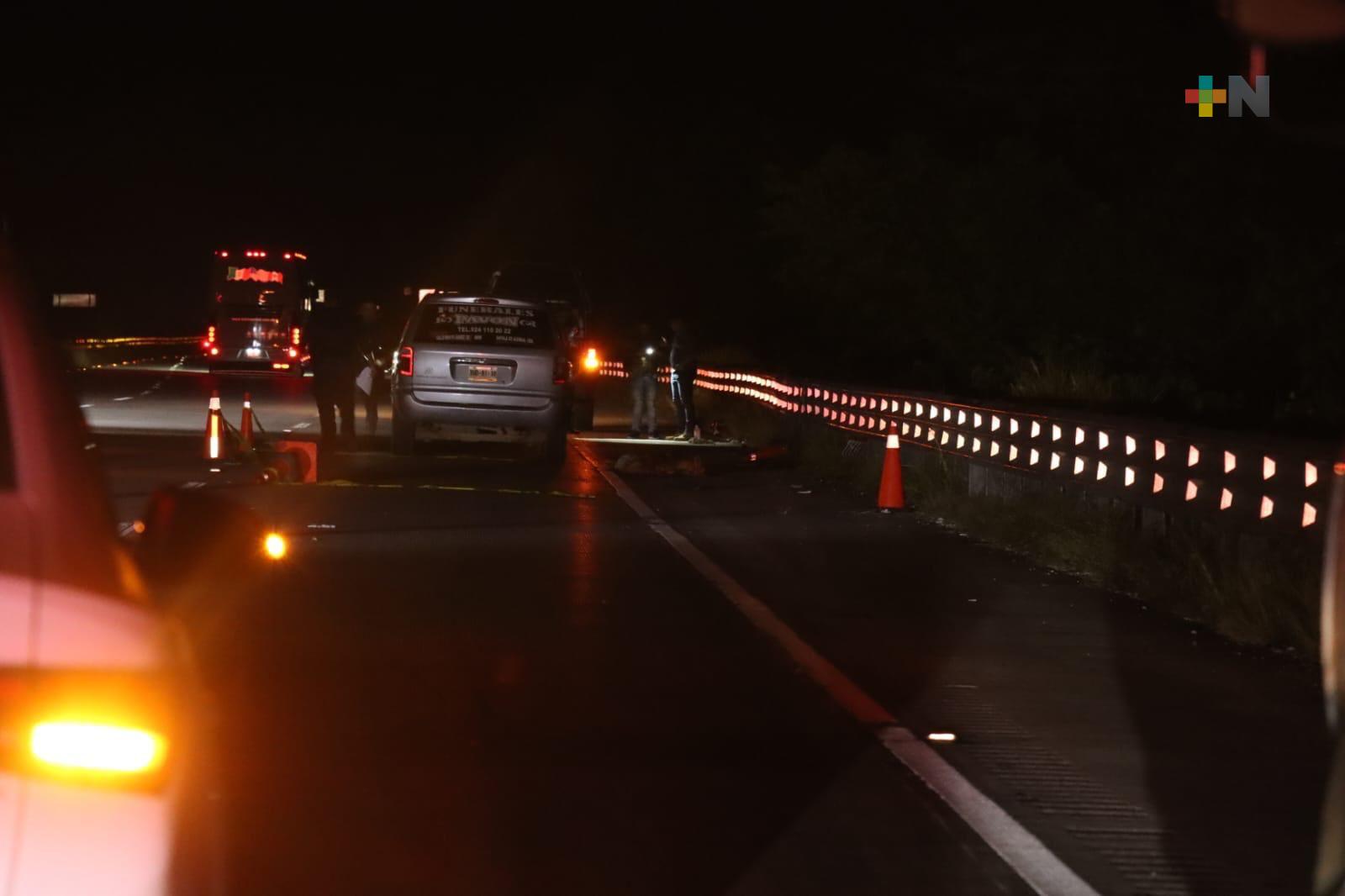 Accidentes en motocicleta deja dos personas muertas en el sur de Veracruz
