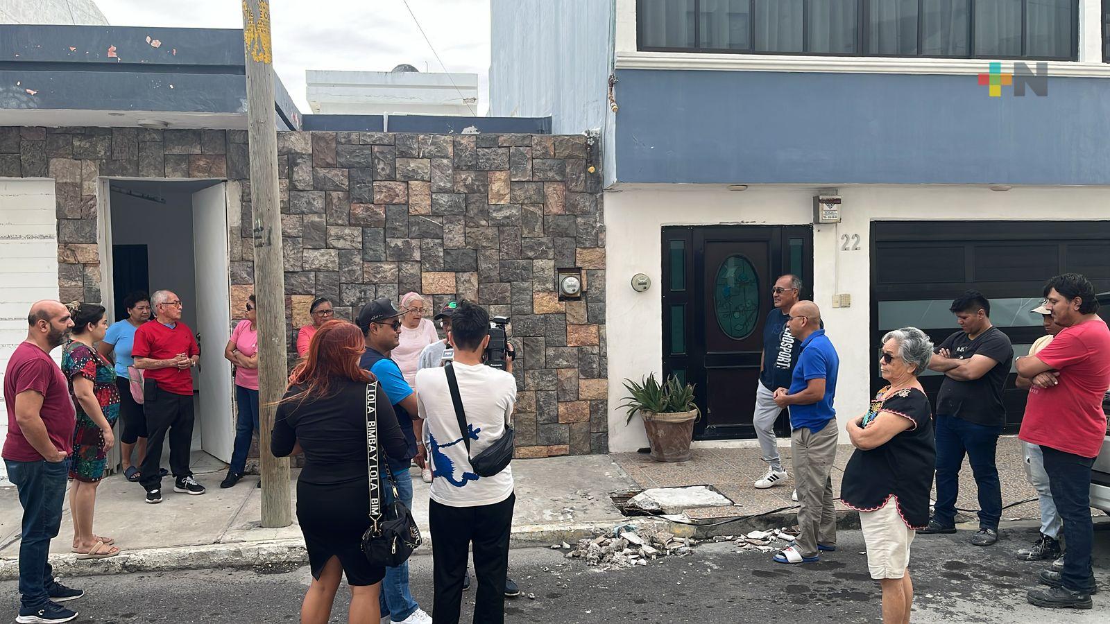 Vecinos de Costa Verde exigen solución tras días sin luz y daños en banquetas
