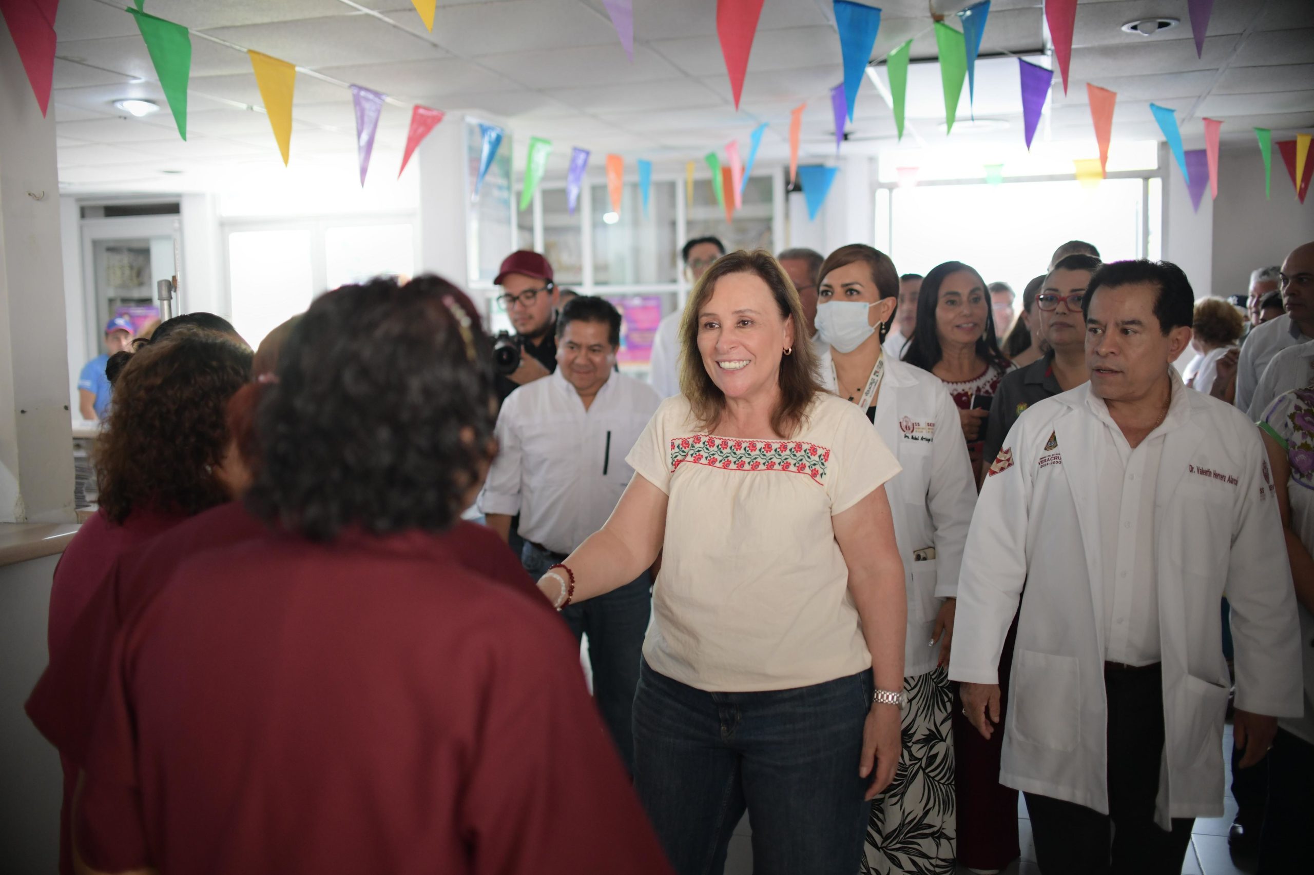 Rocío Nahle supervisa el Hospital General de Papantla y anuncia mejoras