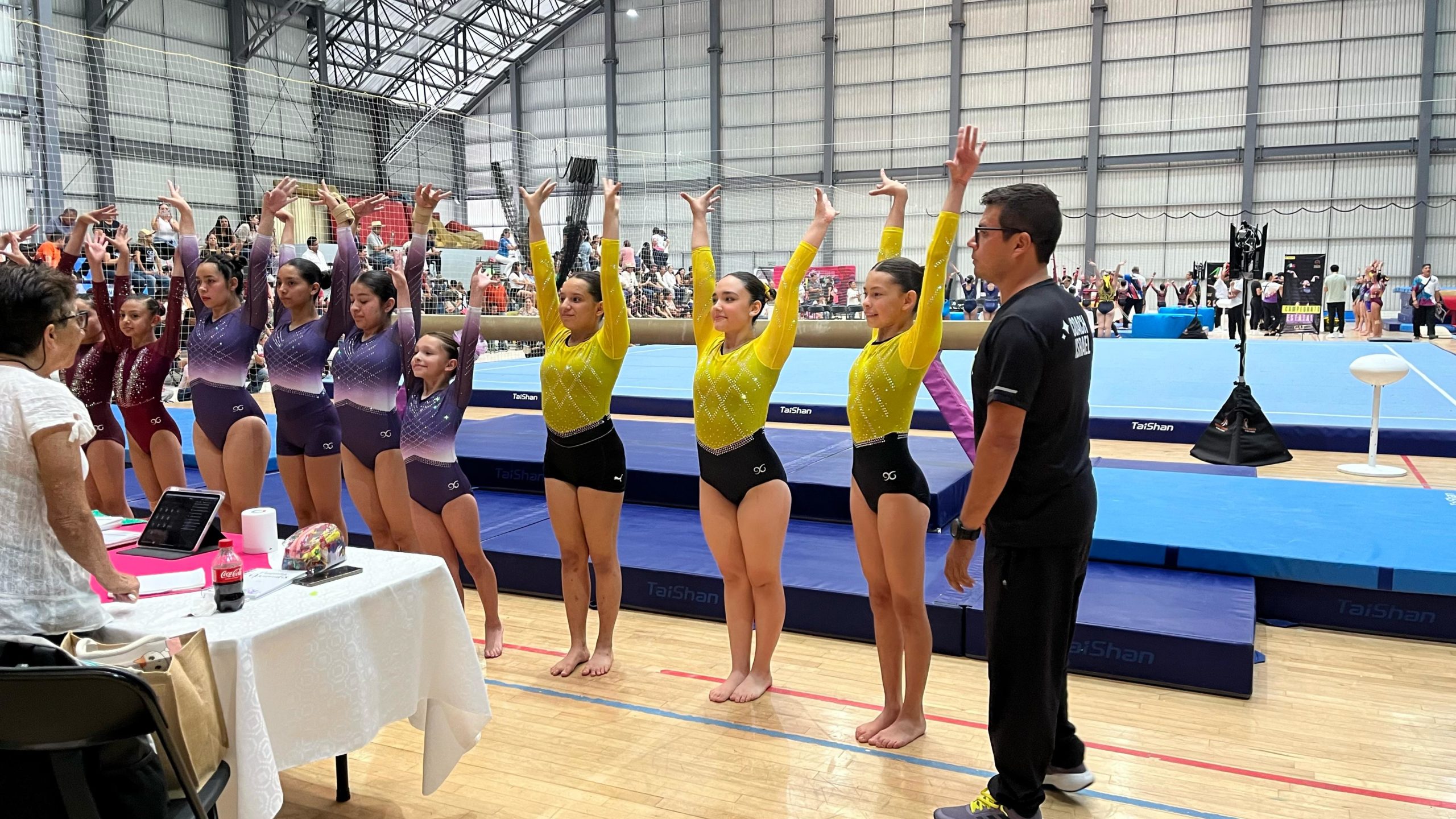 Destacan porteñas en estatal de gimnasia artística