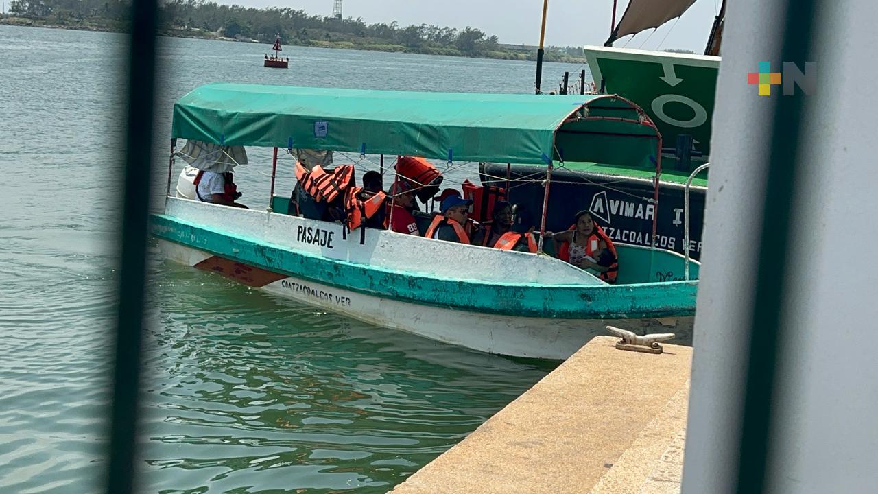 Reinicia el servicio de lanchas entre Nanchital y Coatzacoalcos