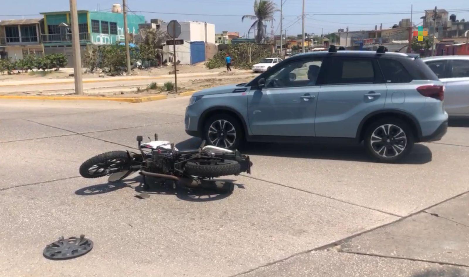 Continúan en aumento accidentes de motocicletas: Cruz Roja Coatza