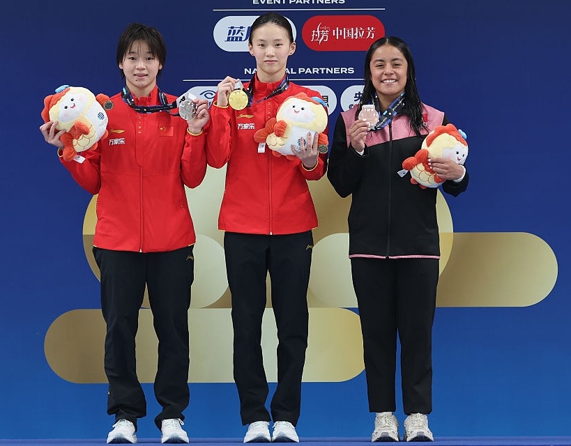 Alejandra Estudillo gana bronce en la Súper Final de la Copa del Mundo de Clavados 2025 en China