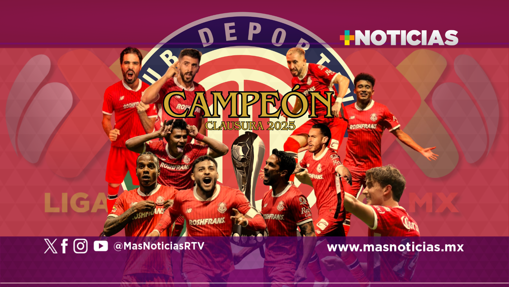 ¡Toluca nuevo campeón del futbol mexicano!