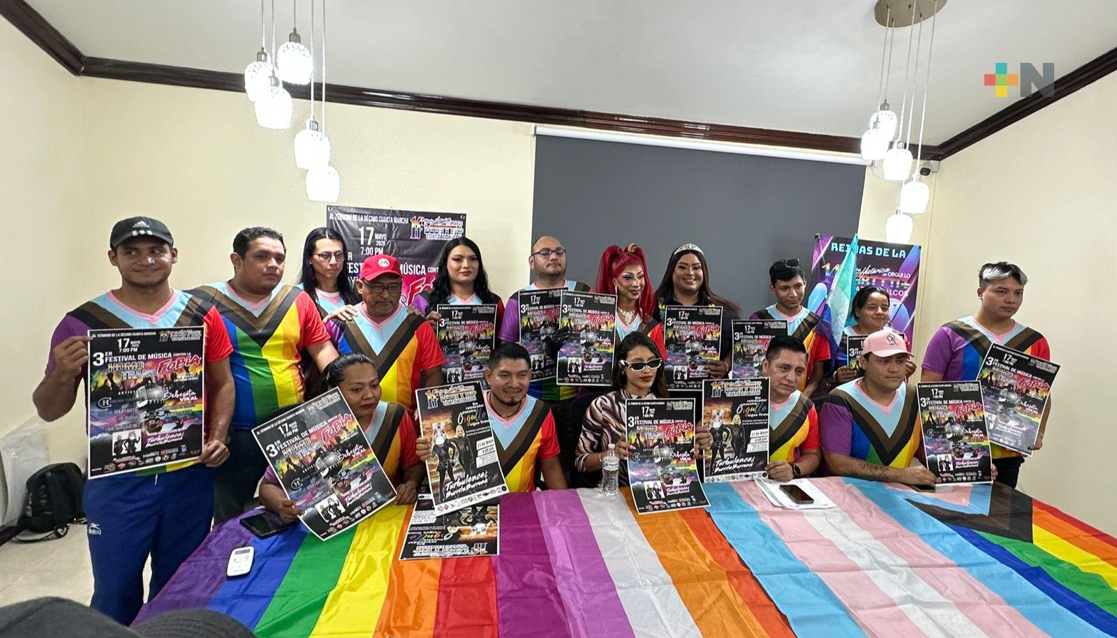 Festival de música contra la homofobia y transfobia en Coatzacoalcos