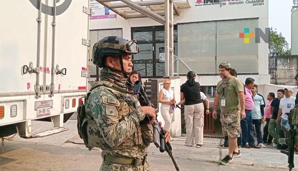Reforzamiento de seguridad en Coatzacoalcos brinda confianza a población a votar en próximas elecciones
