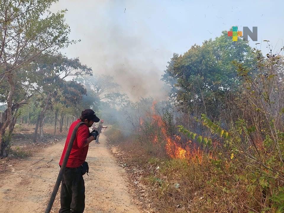 Aumentan incendios de pastizales en Agua Dulce