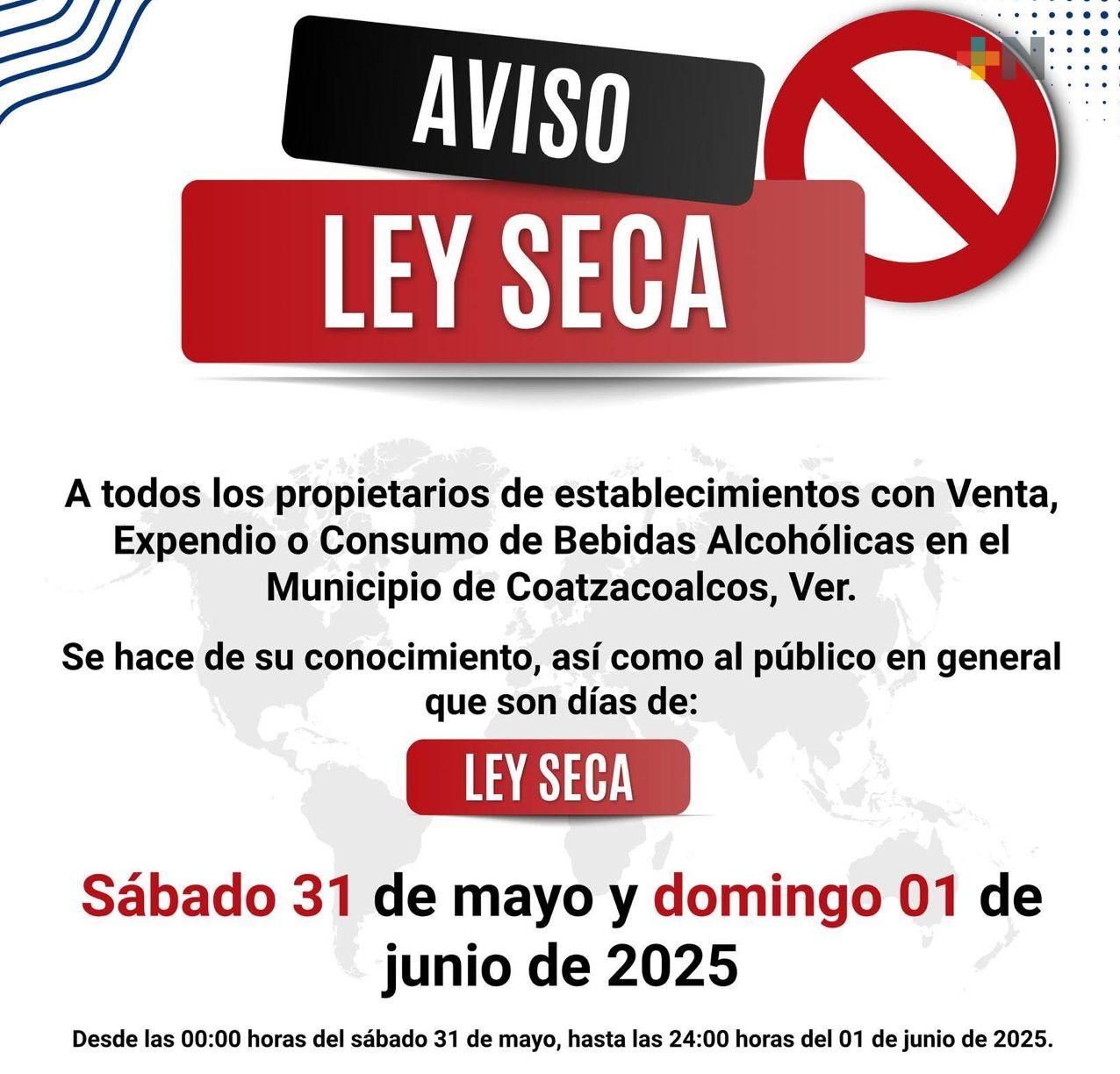 Restauranteros de Coatza piden a autoridades vigilar que todos cumplan ley seca