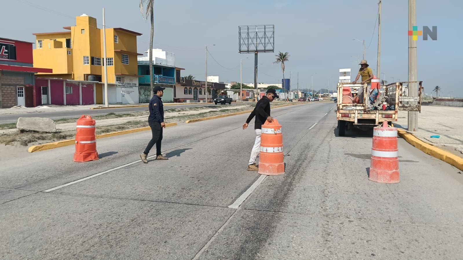 En Coatza inicia reparación de colector pluvial en malecón
