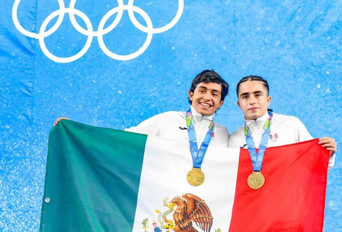Mariola García y Hugo Marín al panamericano de gimnasia de trampolín