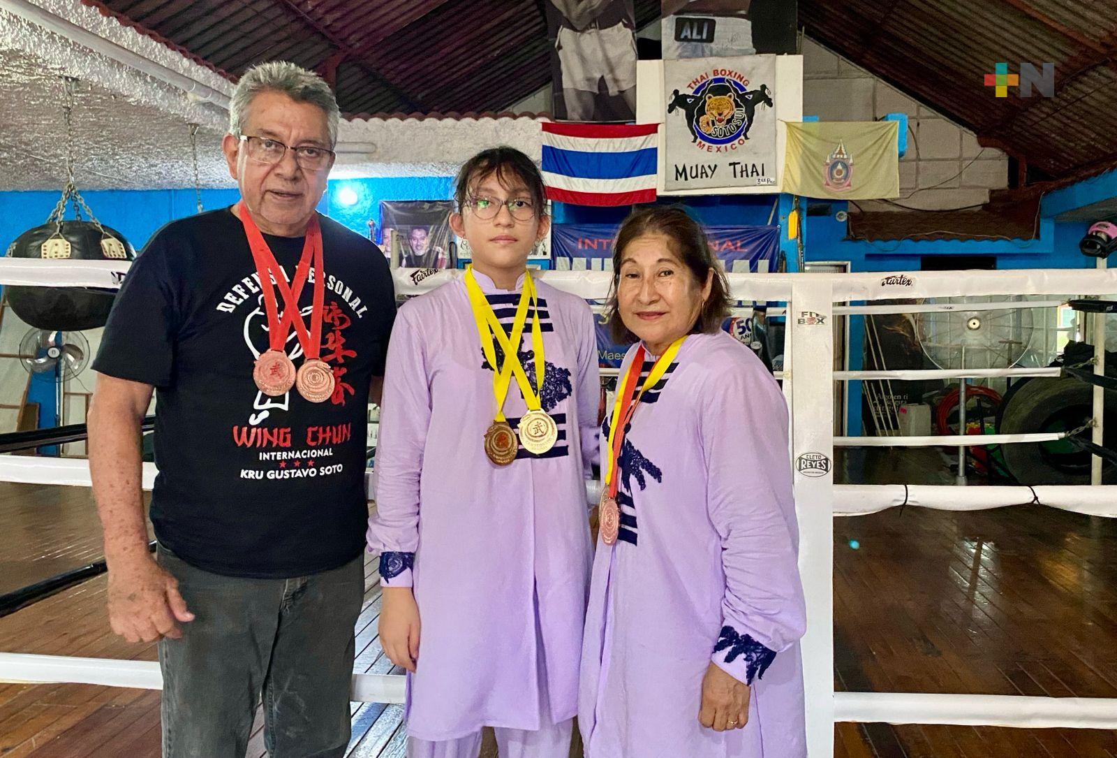 Oros y bronces para artemarcialistas de Coatza en campeonato nacional realizado en CdMx