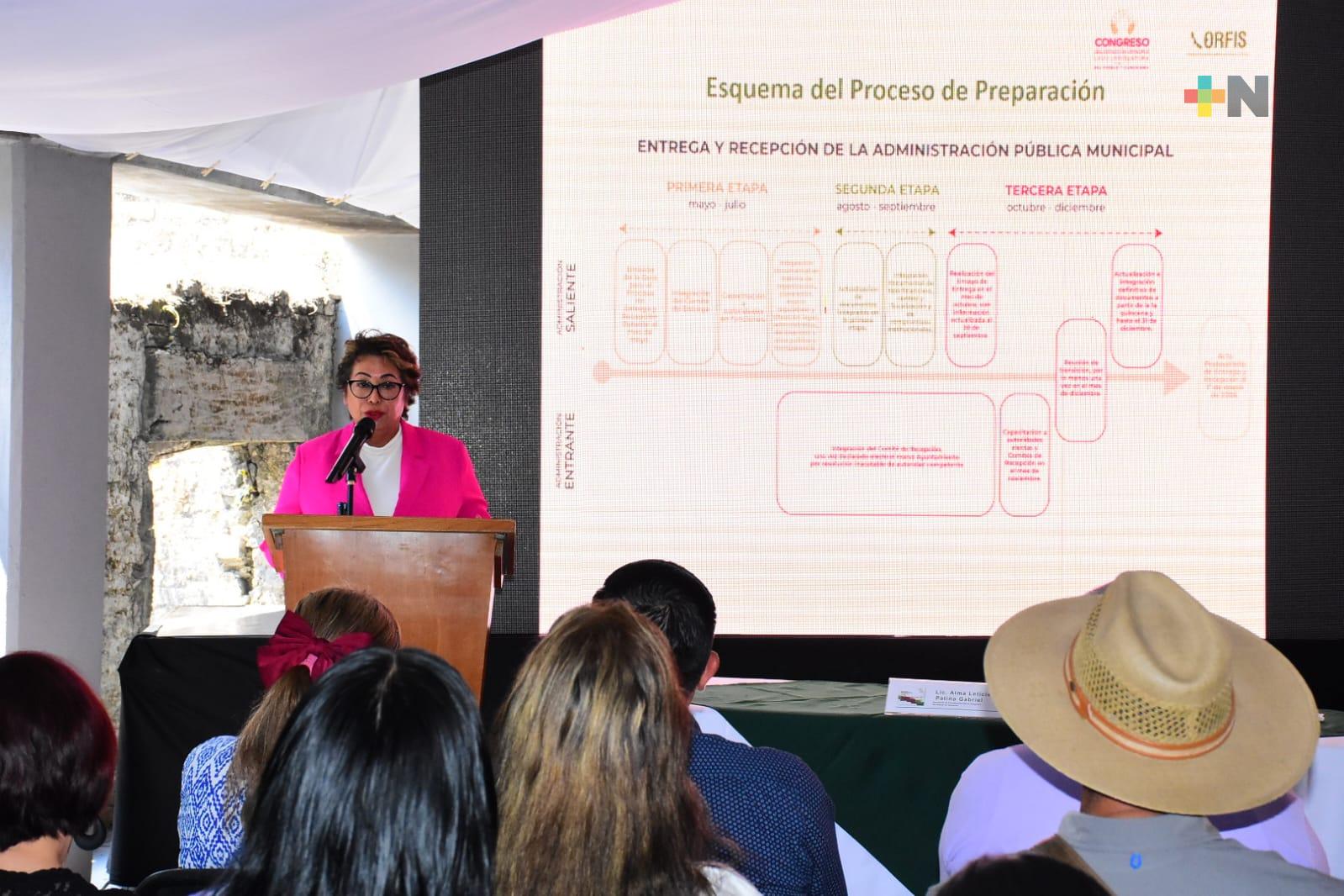 En Fortín se reúnen 60 municipios de la zona centro con el Orfis