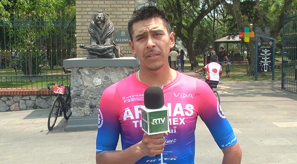 Ciclista tlaxcalteca ganador del «Circuito Mágico»