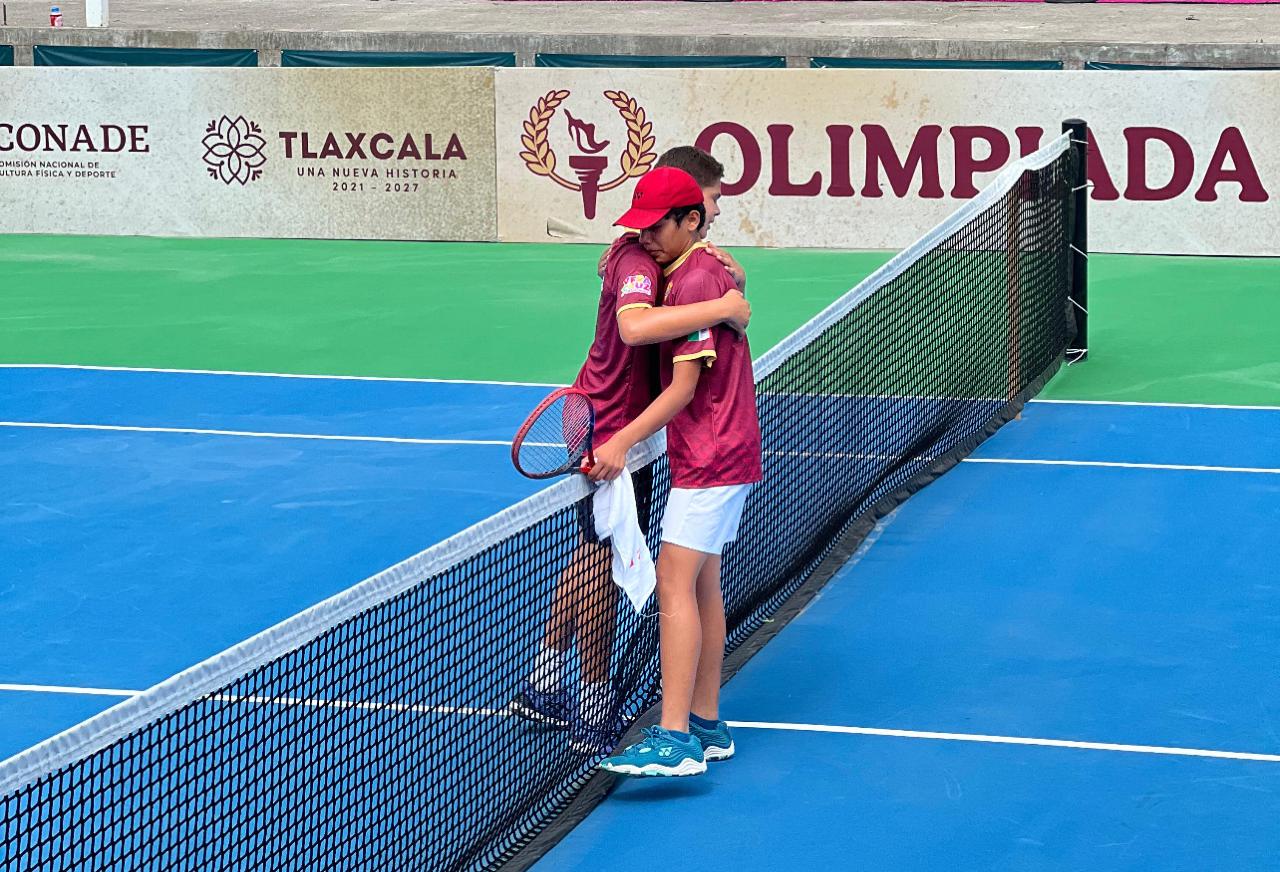 Oro y plata en tenis de la Olimpiada Nacional