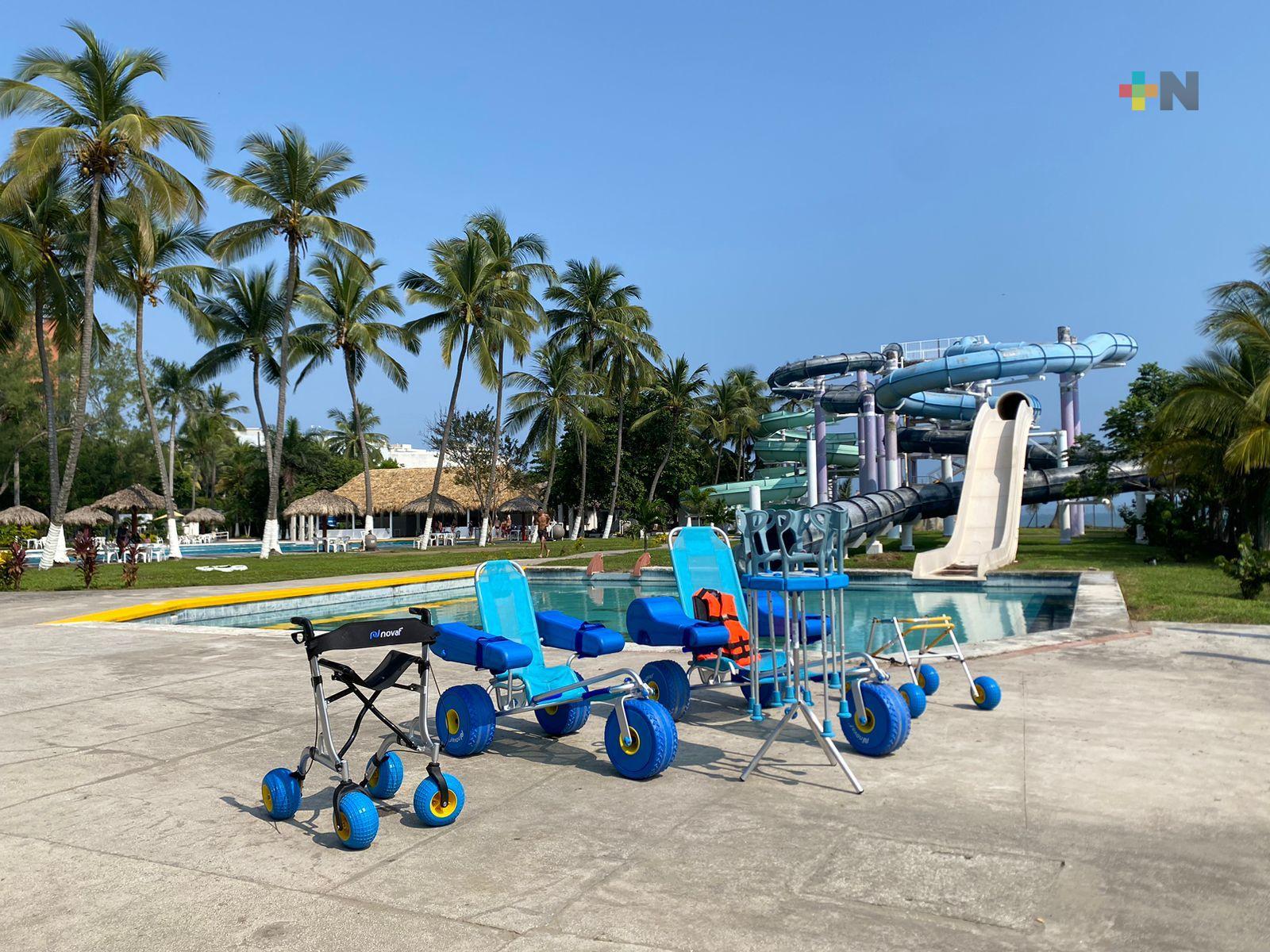 Playa Mocambo primera playa universal e inclusiva en Veracruz