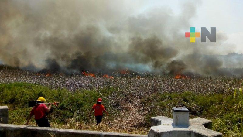 Quema de pastizales también provocan enfermedades respiratorias en coatzacoalqueños