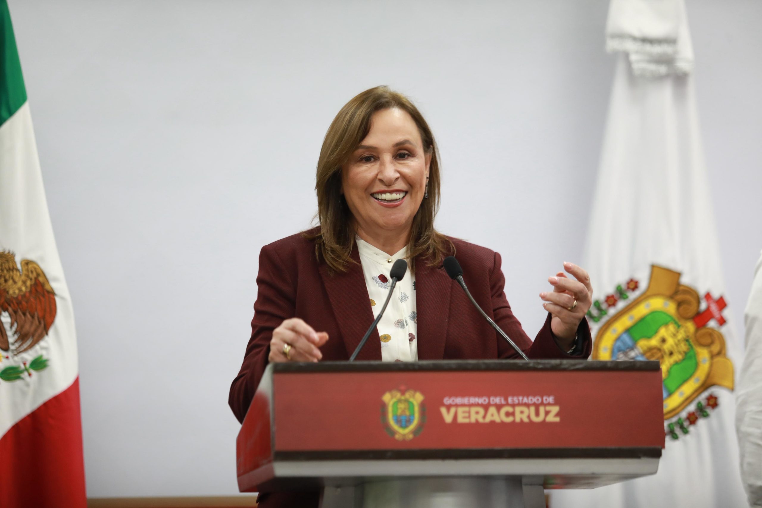 Todo listo en Veracruz para una elección libre, democrática y segura: Gobernadora