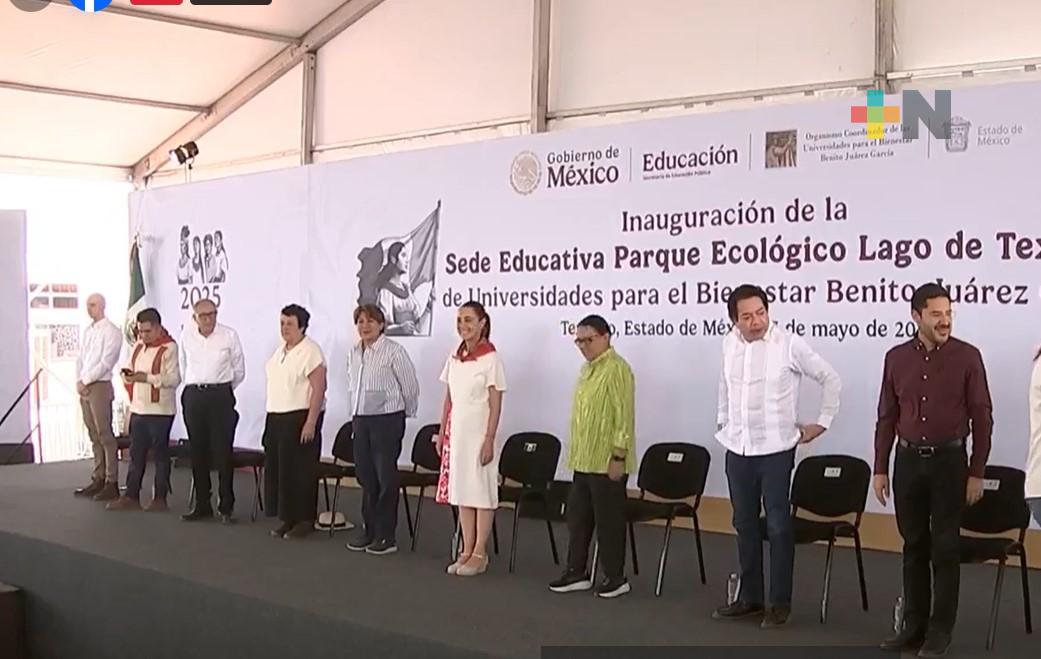 Sheinbaum inaugura sede Lago de Texcoco de Universidad para el Bienestar