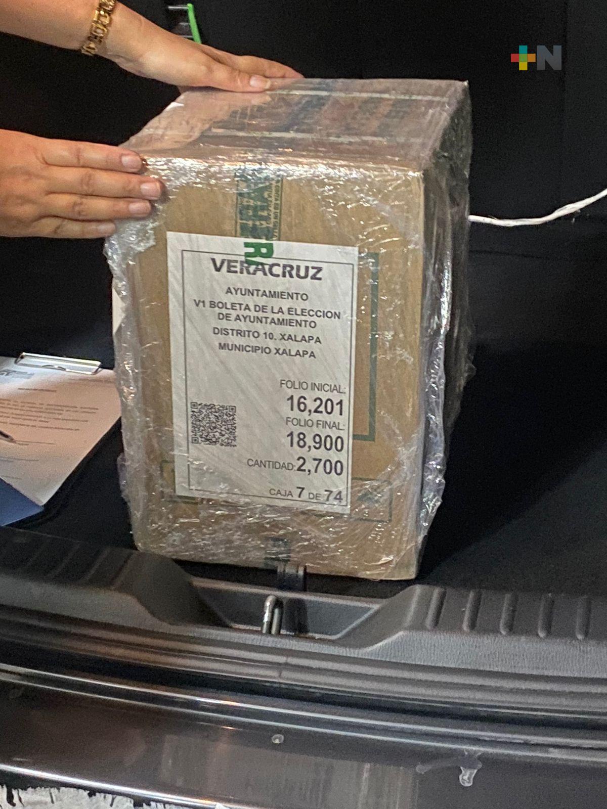 En resguardo la caja faltante con paquetería electoral