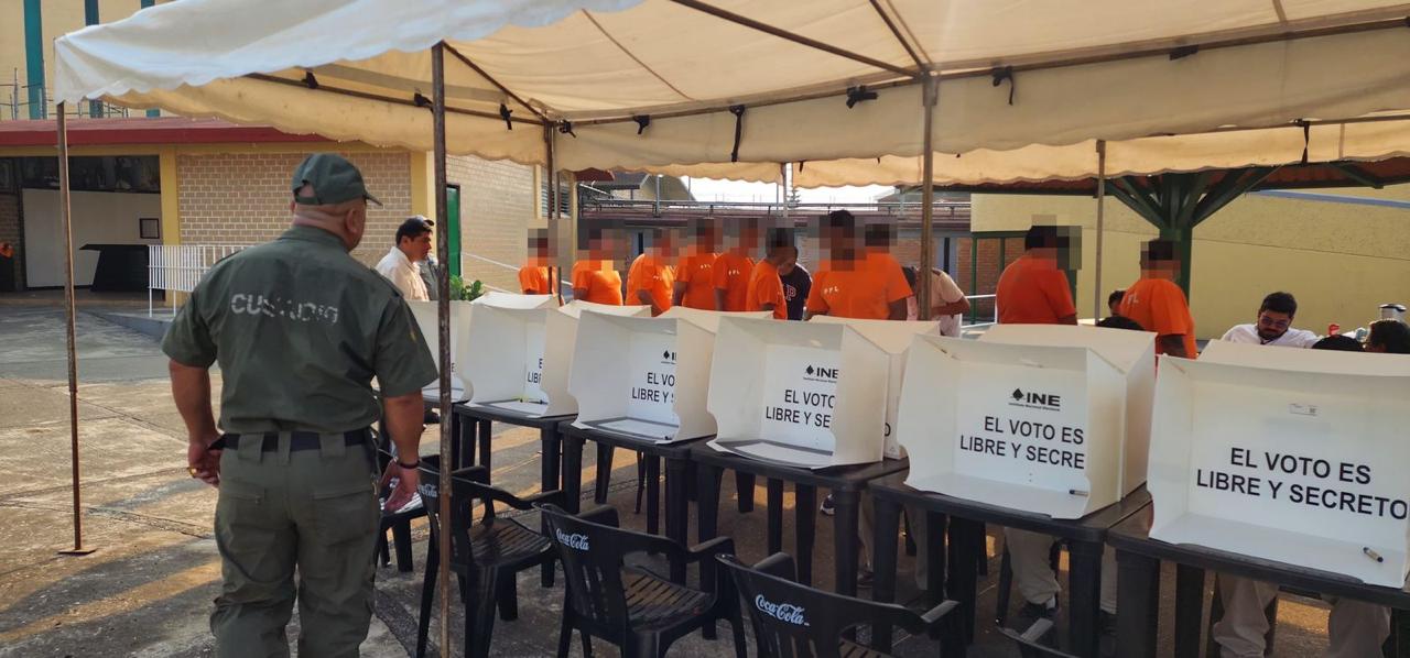 Por primera vez, 957 Personas Privadas de la Libertad ejercen voto anticipado en Veracruz para elegir alcaldías