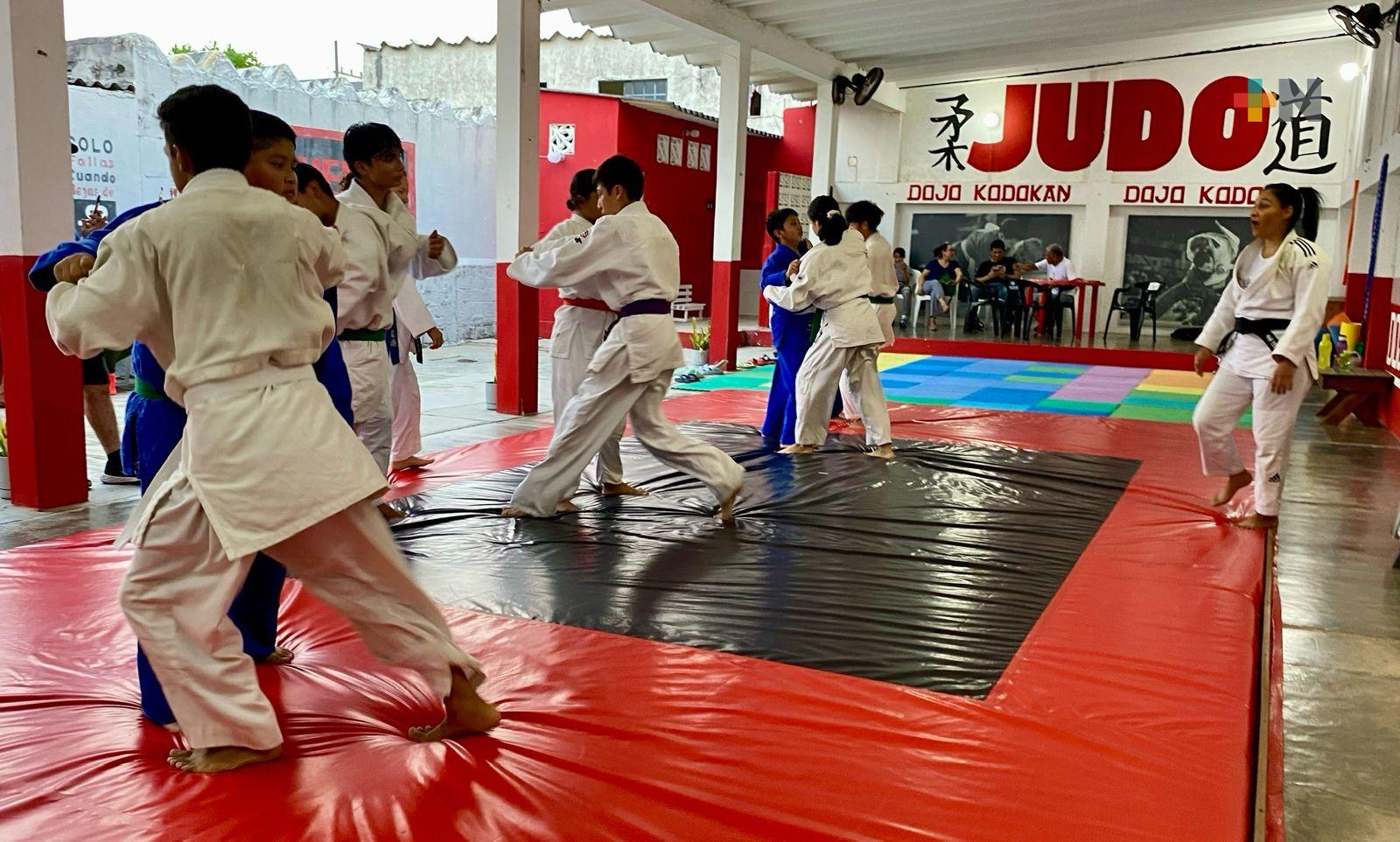 Judocas del sur de Veracruz se alistan para torneos nacionales