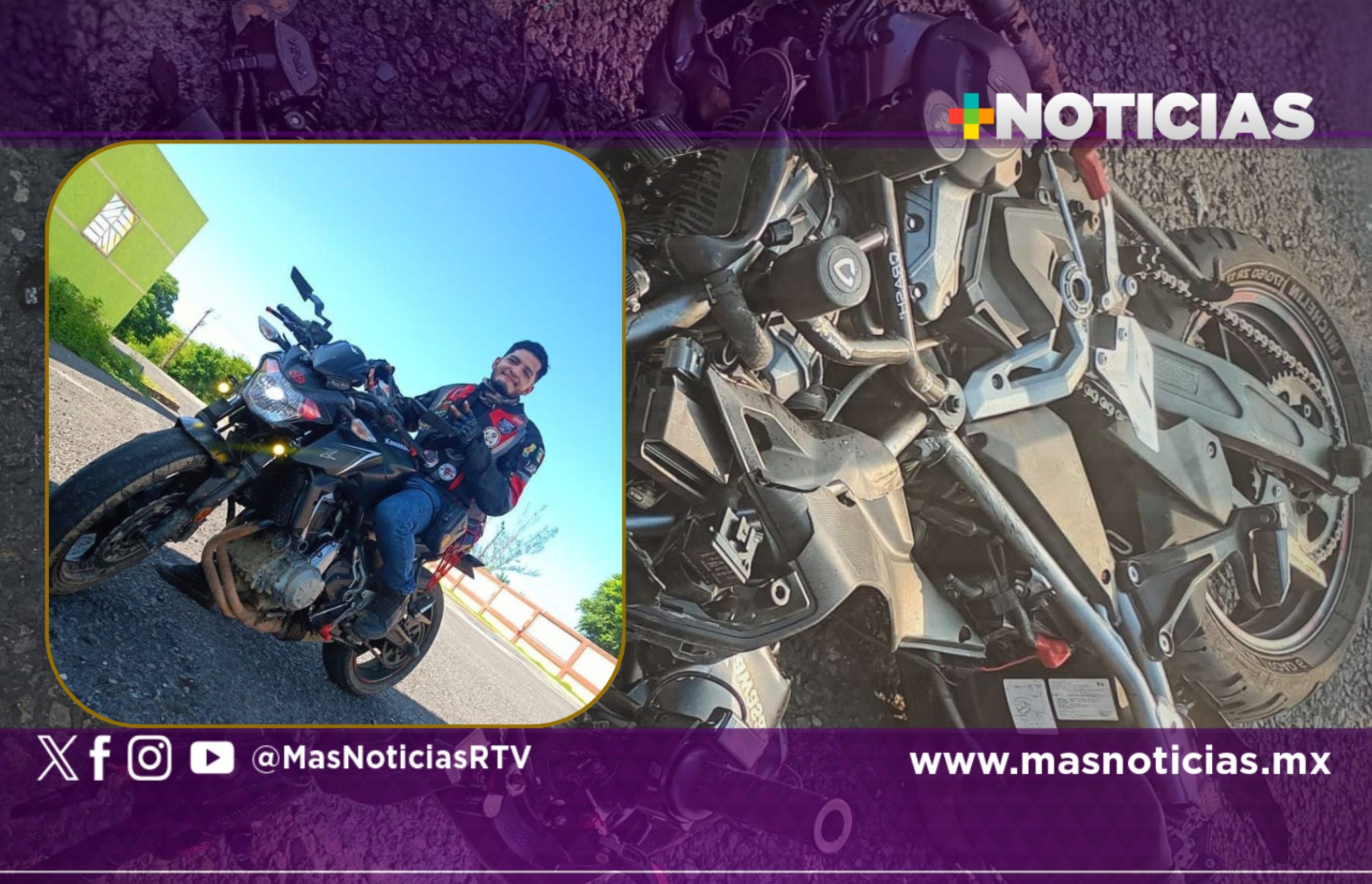 Motociclista perdió la vida al impactarse con tractocamión