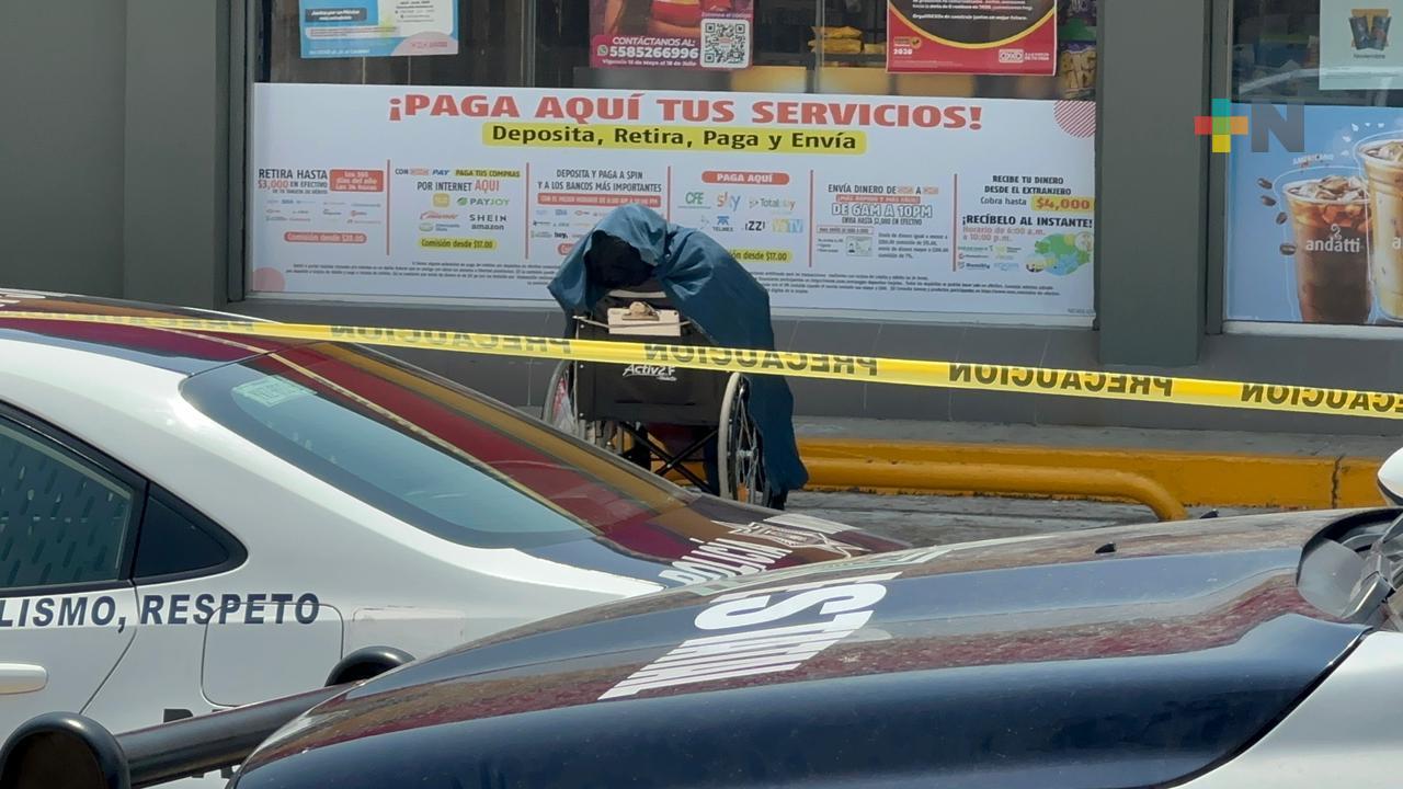 Persona con discapacidad fallece en estacionamiento de tienda en Coatzacoalcos