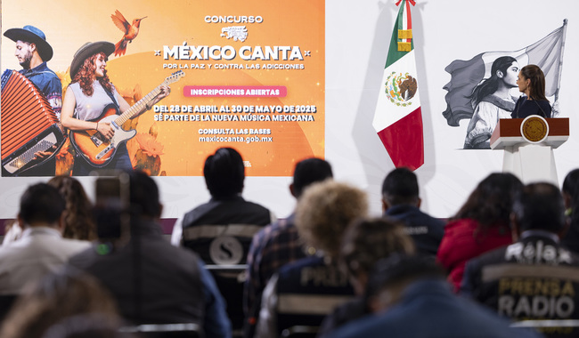Siguen abiertas inscripciones a México canta por la paz y contra las adicciones